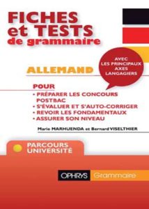 Fiches et tests de grammaire – Allemand