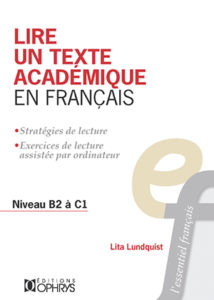 Lire un texte académique en français