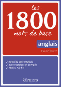 Les 1800 mots de base Anglais