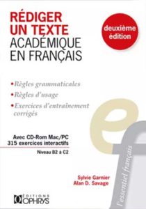 Rédiger un texte académique en français