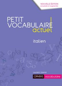 Petit vocabulaire actuel Italien