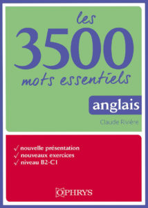 Les 3500 mots essentiels Anglais