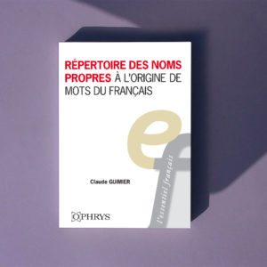 Répertoire des noms propres à l'origine de mots du français