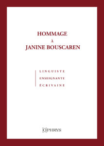 Hommage à Janine Bouscaren
